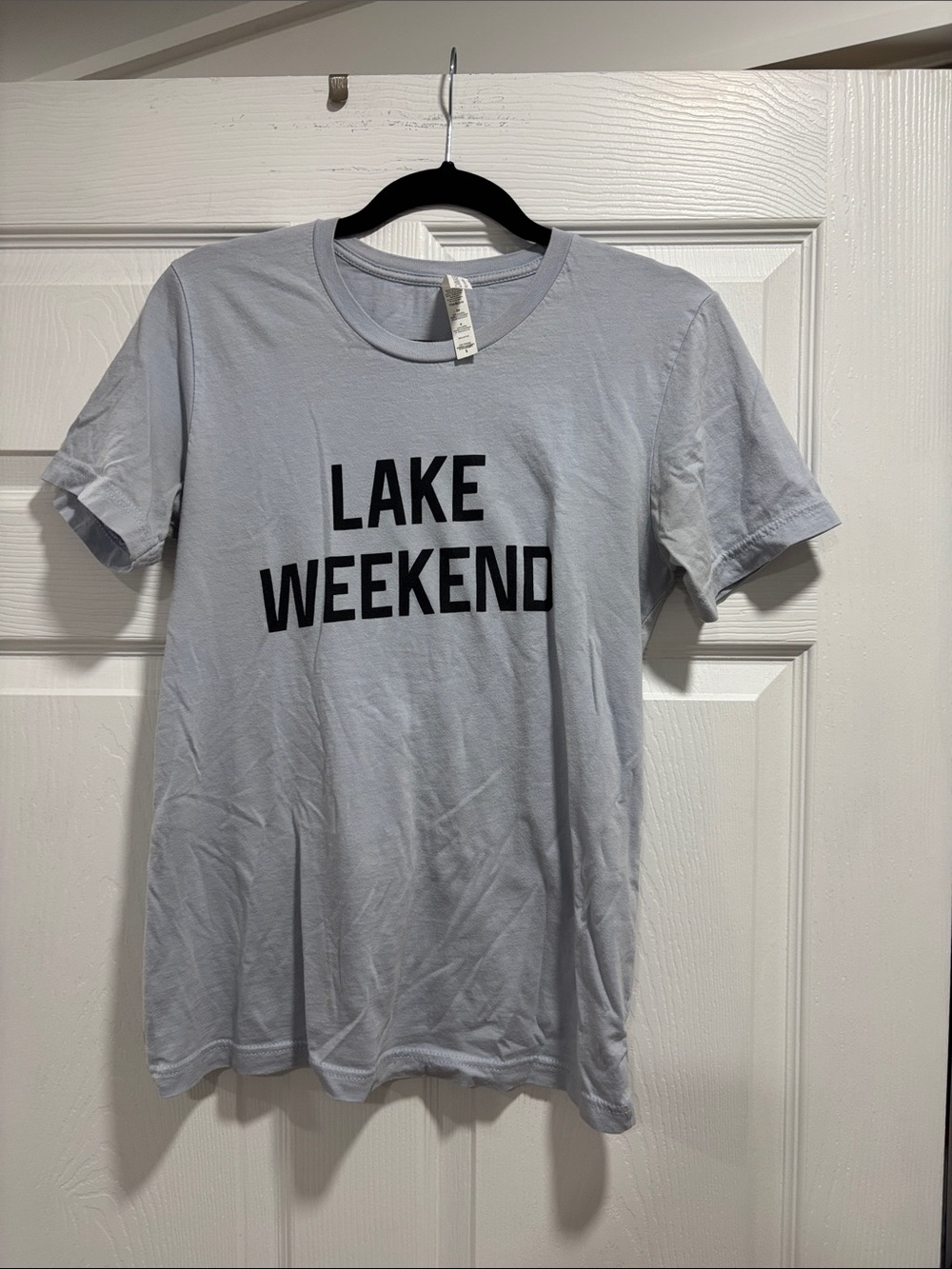 Women’s Bella Canvas Pale Blue Short-Sleeve Crew Tee
